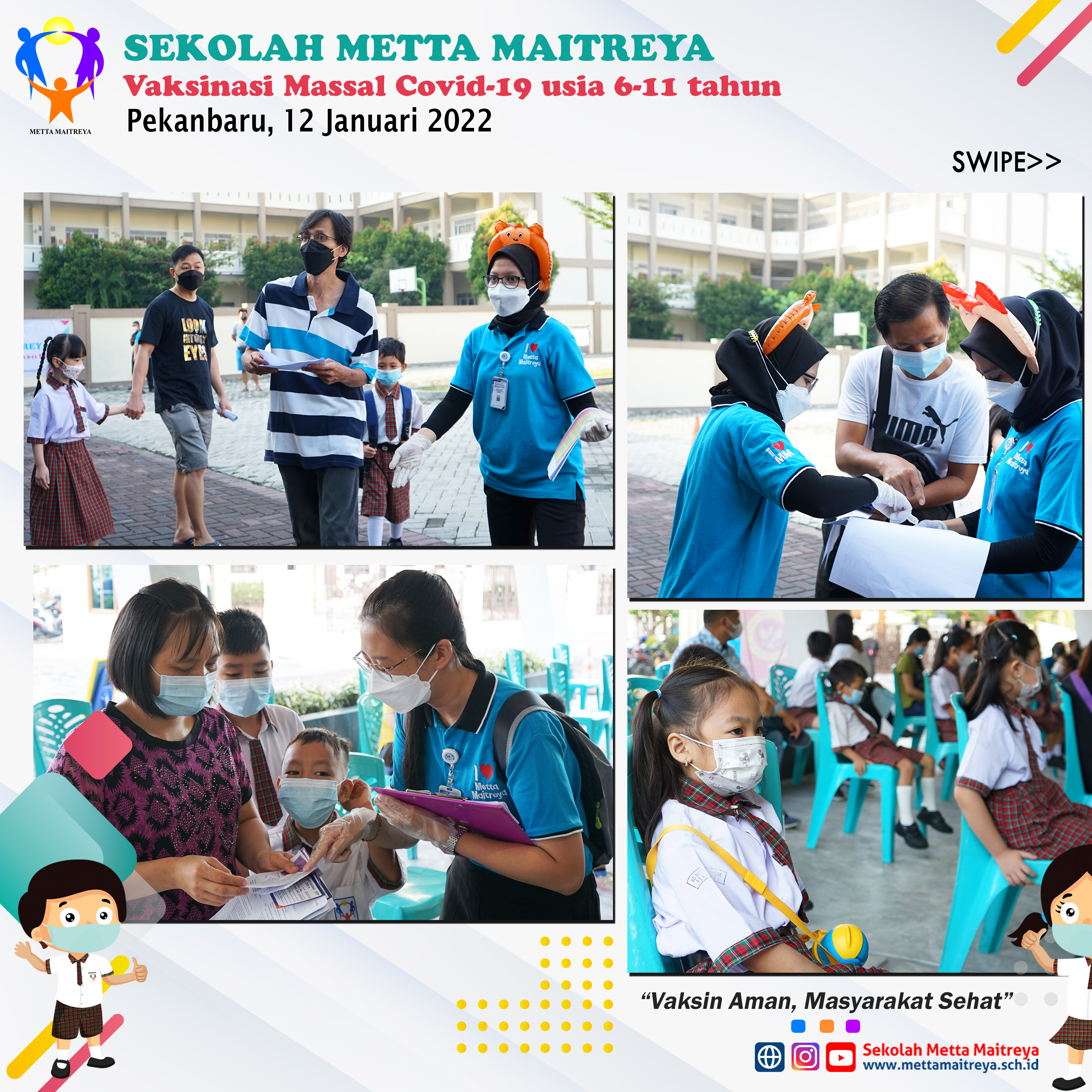 Badan Intelijen Negara (BIN) Provinsi Riau bekerja sama dengan Relawan Peduli Covid-19 Riau dan Yayasan Prajnamitra Maitreya Pekanbaru